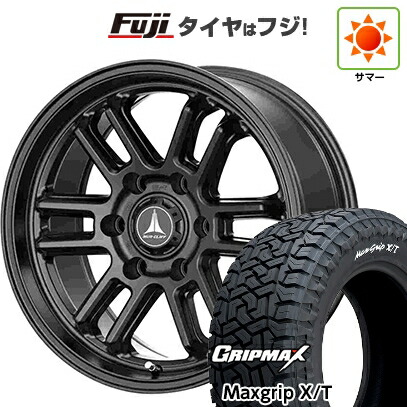 【新品】プラド/ハイラックス 夏タイヤ ホイール4本セット 265/65R17 グリップマックス マックスグリップ X/T RWL(限定) テクノピア マッドクリフ EVO 8J 17インチ(送料無料)|フジ スペシャルセレクション