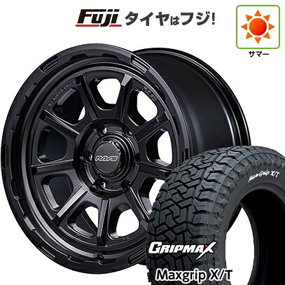 【新品】プラド/ハイラックス 夏タイヤ ホイール4本セット 265/65R17 グリップマックス マックスグリップ X/T RWL(限定) RAYS レイズ グラムライツ 57GR-X HD 8.5J 17インチ(送料無料)