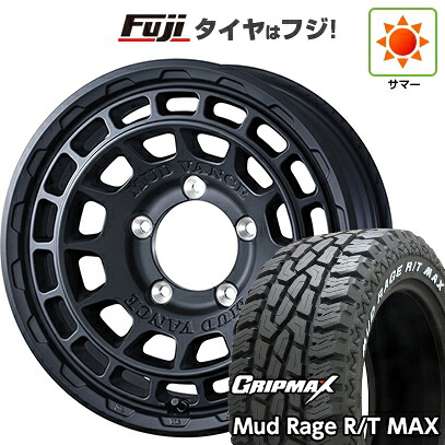 【新品】ジムニー 夏タイヤ ホイール4本セット 195R16C 104/102Q グリップマックス マッドレイジR/T MAX RWL(限定) WEDS ウェッズアドベンチャー マッドヴァンス X タイプF 5.5J 16インチ(送料無料)