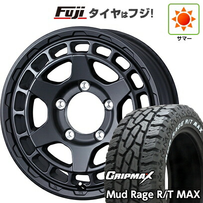 【新品】ジムニー 夏タイヤ ホイール4本セット 195R16C 104/102Q グリップマックス マッドレイジR/T MAX RWL(限定) WEDS ウェッズアドベンチャー マッドヴァンス X タイプS 5.5J 16インチ(送料無料)