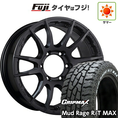 【新品】プラド/ハイラックス 夏タイヤ ホイール4本セット 275/70R17 グリップマックス マッドレイジR/T MAX RWL(限定2023年製) RAYS レイズ グラムライツ 57XR-X 8J 17インチ(送料無料)
