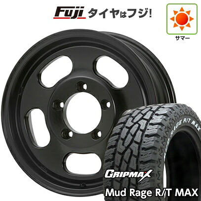 【新品】ジムニー 夏タイヤ ホイール4本セット 195R16C 104/102Q グリップマックス マッドレイジR/T MAX RWL(限定) MLJ エクストリームJ D スロット 5.5J 16インチ(送料無料)