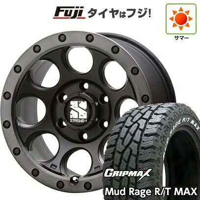 【新品】プラド/ハイラックス 夏タイヤ ホイール4本セット 275/70R17 グリップマックス マッドレイジR/T MAX RWL(限定2023年製) MLJ エクストリームJ XJ03 8J 17インチ(送料無料)