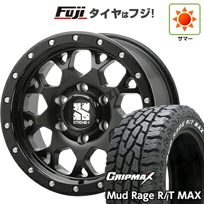 【新品】プラド/ハイラックス 夏タイヤ ホイール4本セット 275/70R17 グリップマックス マッドレイジR/T MAX RWL(限定2023年製) MLJ エクストリームJ XJ04 8J 17インチ(送料無料) 107,360円