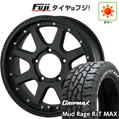 【新品】ジムニー 夏タイヤ ホイール4本セット 195R16C 104/102Q グリップマックス マッドレイジR/T MAX RWL(限定) MLJ エクストリームJ 5.5J 16インチ(送料無料)