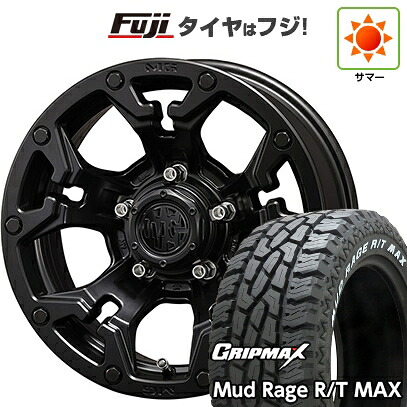【新品】ジムニー 夏タイヤ ホイール4本セット 195R16C 104/102Q グリップマックス マッドレイジR/T MAX RWL(限定) クリムソン マーテルギア(MG) ゴーレム 5.5J 16インチ(送料無料)