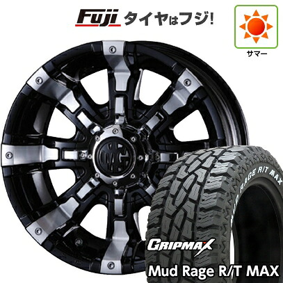 【新品】ジムニー 夏タイヤ ホイール4本セット 195R16C 104/102Q グリップマックス マッドレイジR/T MAX RWL(限定) クリムソン マーテルギア(MG) ビースト 5.5J 16インチ(送料無料)
