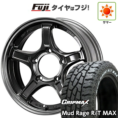 【新品】ジムニー 夏タイヤ ホイール4本セット 195R16C 104/102Q グリップマックス マッドレイジR/T MAX RWL(限定) SSR ディバイド X03J 5.5J 16インチ(送料無料)｜フジ スペシャルセレクション