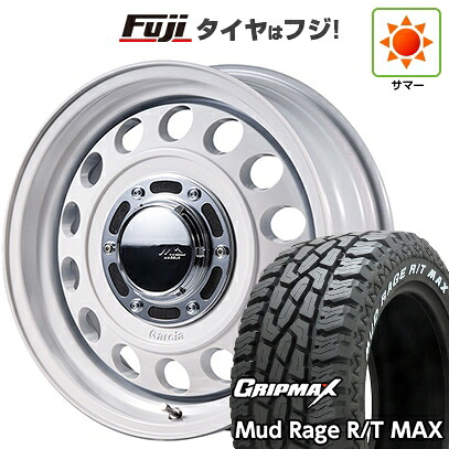 【新品】ジムニー 夏タイヤ ホイール4本セット 195R16C 104/102Q グリップマックス マッドレイジR/T MAX RWL(限定) MID WHEELS ガルシア シスコ タイプ2 5.5J 16インチ(送料無料)