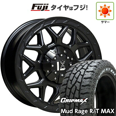 【新品】プラド/ハイラックス 夏タイヤ ホイール4本セット 275/70R17 グリップマックス マッドレイジR/T MAX RWL(限定2023年製) オフビート レクセル インフェルノ 8J 17インチ(送料無料)