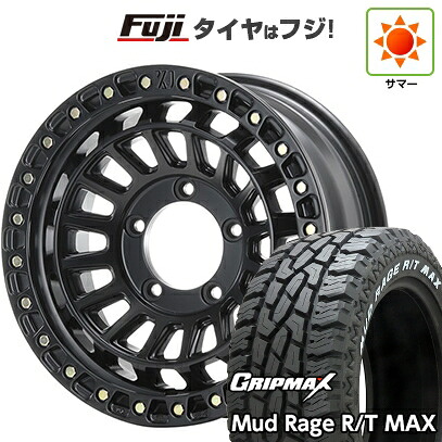 【新品】ジムニー 夏タイヤ ホイール4本セット 195R16C 104/102Q グリップマックス マッドレイジR/T MAX RWL(限定) MLJ エクストリームJ XJ08 5.5J 16インチ(送料無料)｜フジ スペシャルセレクション