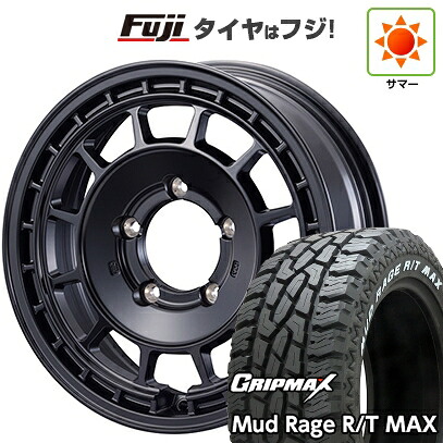 【新品】ジムニー 夏タイヤ ホイール4本セット 185/85R16 グリップマックス マッドレイジR/T MAX RWL(限定2024年製) モーターファーム クロスバーナー 5.5J 16インチ(送料無料)｜フジ スペシャルセレクション 83,765円