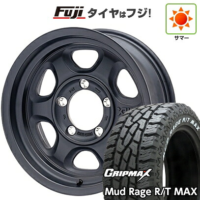 【新品】ジムニー 夏タイヤ ホイール4本セット 185/85R16 グリップマックス マッドレイジR/T MAX RWL(限定2024年製) ショウワガレージ ゼノ 5.5J 16インチ(送料無料)