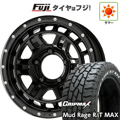 【新品】ジムニー 夏タイヤ ホイール4本セット 185/85R16 グリップマックス マッドレイジR/T MAX RWL(限定2024年製) WORK ワーク クラッグ ティーグラビックII MC+ 5.5J 16インチ(送料無料)|フジ スペシャルセレクション