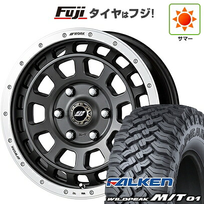 【新品】プラド/ハイラックス 夏タイヤ ホイール4本セット 265/70R17 ファルケン ワイルドピーク M/T01 WORK ワーク クラッグ ティーグラビック【限定】 8J 17インチ(送料無料)
