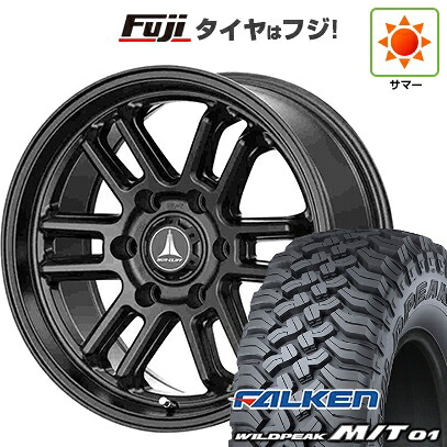 【新品】プラド/ハイラックス 夏タイヤ ホイール4本セット 285/70R17 ファルケン ワイルドピーク M/T01 テクノピア マッドクリフ EVO 8J 17インチ(送料無料)