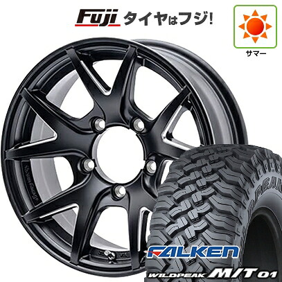 【新品】ジムニー 夏タイヤ ホイール4本セット 185/85R16 ファルケン ワイルドピーク M/T01 ショウワガレージ インスパイア テン 5.5J 16インチ(送料無料)