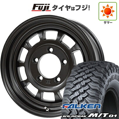 【新品】ジムニー 夏タイヤ ホイール4本セット 185/85R16 ファルケン ワイルドピーク M/T01 ハイブリッジファースト ハイピーク J01 5.5J 16インチ(送料無料)