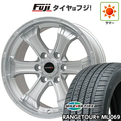 【新品】ランクル250/ランクル300 夏タイヤ ホイール4本セット 265/65R18 ミレバー レンジツアープラスMU069（限定） ビッグウエイ B-MUD K(シルバー) トヨタ車専用 8J 18インチ(送料無料)