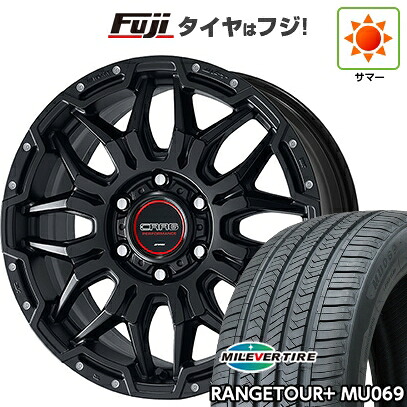 【新品】ランクル250/ランクル300 夏タイヤ ホイール4本セット 265/65R18 ミレバー レンジツアープラスMU069（限定） WORK ワーク クラッグ LCG 8J 18インチ(送料無料)