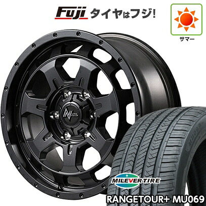 【新品】ランクル250/ランクル300 夏タイヤ ホイール4本セット 265/65R18 ミレバー レンジツアープラスMU069（限定） MID WHEELS NITRO POWER M7 ファランクス 8J 18インチ(送料無料)