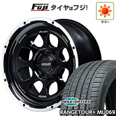 【新品】ランクル250/ランクル300 夏タイヤ ホイール4本セット 265/65R18 ミレバー レンジツアープラスMU069（限定） RAYS レイズ A LAP-08X 8J 18インチ(送料無料)｜フジ スペシャルセレクション