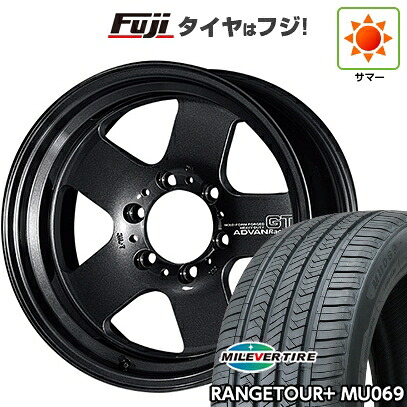 【新品】プラド/ハイラックス 夏タイヤ ホイール4本セット 265/65R17 ミレバー レンジツアープラスMU069（限定） ヨコハマ アドバンレーシング GT ヘビーデューティー 8J 17インチ(送料無料)