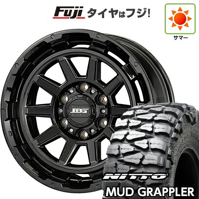 【新品】プラド/ハイラックス 夏タイヤ ホイール4本セット 35X12.5R17 ニットー マッドグラップラー コーセイ ボトムガルシア ディグレ 8J 17インチ(送料無料)｜フジ スペシャルセレクション