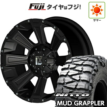 【新品】プラド/ハイラックス 夏タイヤ ホイール4本セット 35X12.5R17 ニットー マッドグラップラー オフビート レクセル デスロック 8.5J 17インチ(送料無料)｜フジ スペシャルセレクション