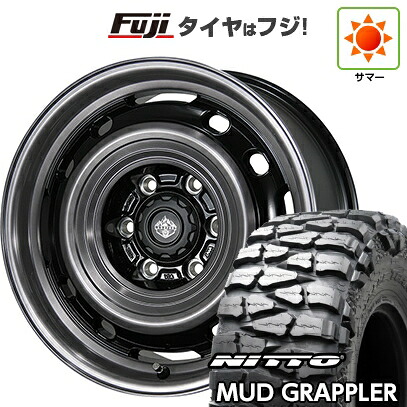 【新品】プラド/ハイラックス 夏タイヤ ホイール4本セット 35X12.5R17 ニットー マッドグラップラー トピー ランドフット XFG 数量限定 8J 17インチ(送料無料)｜フジ スペシャルセレクション