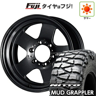 【新品】プラド/ハイラックス 夏タイヤ ホイール4本セット 35X12.5R17 ニットー マッドグラップラー ヨコハマ アドバンレーシング GT ヘビーデューティー 8J 17インチ(送料無料)｜フジ スペシャルセレクション 227,205円