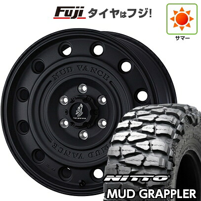 【新品】プラド/ハイラックス 夏タイヤ ホイール4本セット 35X12.5R17 ニットー マッドグラップラー WEDS ウェッズアドベンチャー マッドヴァンス CL 8J 17インチ(送料無料)｜フジ スペシャルセレクション