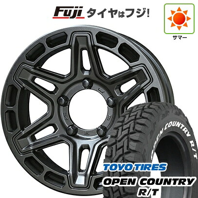 【新品】ジムニー 夏タイヤ ホイール4本セット 185/85R16 トーヨー オープンカントリー R/T RWL/RBL 共豊 PPX MK6 5.5J 16インチ(送料無料)｜フジ スペシャルセレクション