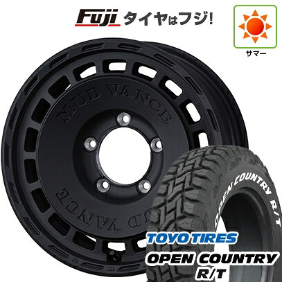 【新品】ジムニー 夏タイヤ ホイール4本セット 185/85R16 トーヨー オープンカントリー R/T RWL/RBL WEDS ウェッズアドベンチャー マッドヴァンス DX 5.5J 16インチ(送料無料)｜フジ スペシャルセレクション