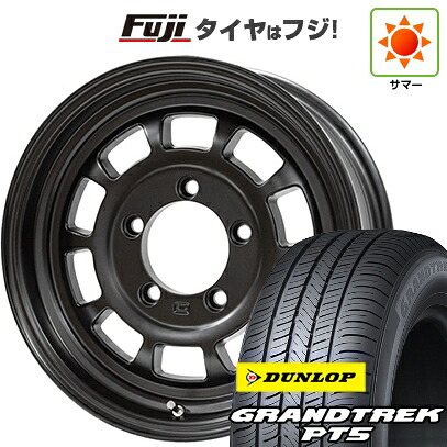【新品】ジムニー 夏タイヤ ホイール4本セット 175/80R16 ダンロップ グラントレック PT5 ハイブリッジファースト ハイピーク J01 5.5J 16インチ(送料無料)|フジ スペシャルセレクション
