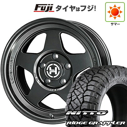 【パンク保証付き】【新品】プラド/ハイラックス 夏タイヤ ホイール4本セット 265/70R17 ニットー リッジグラップラー レーベンハート RC05 8.5J 17インチ(送料無料)｜フジ スペシャルセレクション 166,200円
