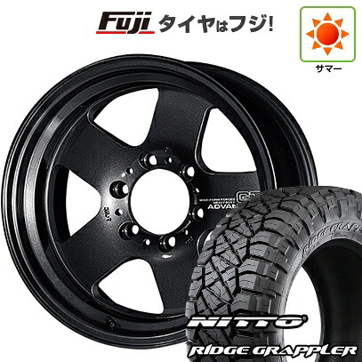 【パンク保証付き】【新品】プラド/ハイラックス 夏タイヤ ホイール4本セット 265/70R17 ニットー リッジグラップラー ヨコハマ アドバンレーシング GT ヘビーデューティー 8.5J 17インチ(送料無料)|フジ スペシャルセレクション