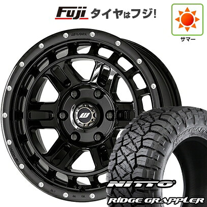 【パンク保証付き】【新品】プラド/ハイラックス 夏タイヤ ホイール4本セット 265/70R17 ニットー リッジグラップラー WORK ワーク クラッグ ティーグラビックII MC+ 8J 17インチ(送料無料)|フジ スペシャルセレクション