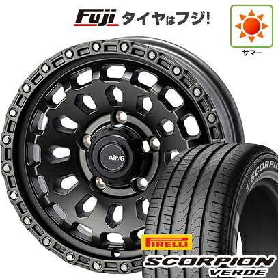 【新品】ジムニーシエラ/ジムニーノマド 夏タイヤ ホイール4本セット 215/70R16 ピレリ スコーピオン ヴェルデ フォーバイフォーエンジニア エアージー ヴァルカン 6J 16インチ(送料無料)｜フジ スペシャルセレクション 109,780円