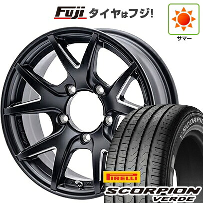 【新品】ジムニーシエラ/ジムニーノマド 夏タイヤ ホイール4本セット 215/70R16 ピレリ スコーピオン ヴェルデ ショウワガレージ インスパイア テン 6J 16インチ(送料無料)