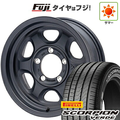 【新品】ジムニーシエラ/ジムニーノマド 夏タイヤ ホイール4本セット 215/70R16 ピレリ スコーピオン ヴェルデ ショウワガレージ ゼノ 6J 16インチ(送料無料)|フジ スペシャルセレクション