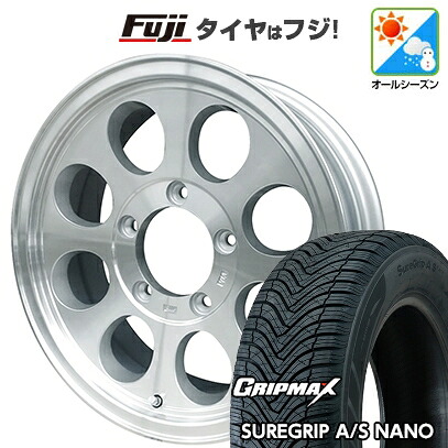【新品】ジムニー オールシーズンタイヤ ホイール4本セット 175/80R16 グリップマックス シュアグリップ オールシーズン ナノ(限定) WEDS ウェッズ ジムライン タイプ2 5.5J 16インチ(送料無料)