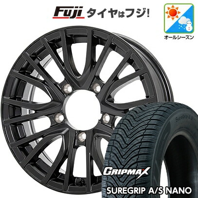 【新品】ジムニー オールシーズンタイヤ ホイール4本セット 175/80R16 グリップマックス シュアグリップ オールシーズン ナノ(限定) ショウワガレージ SR432 5.5J 16インチ(送料無料)