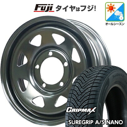 【新品】ジムニー オールシーズンタイヤ ホイール4本セット 175/80R16 グリップマックス シュアグリップ オールシーズン ナノ(限定) コーリン オールドカントリー SS8 5.5J 16インチ(送料無料)｜フジ スペシャルセレクション 56,220円