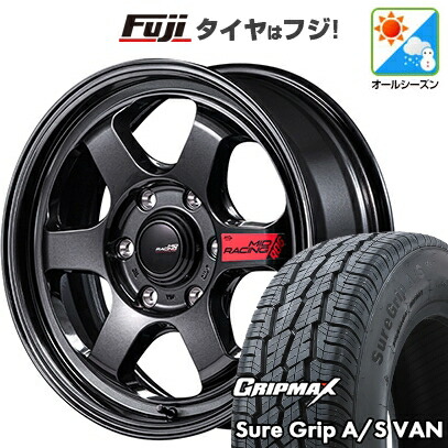 【新品】ハイエース200系 オールシーズンタイヤ ホイール4本セット 215/60R17 109/107H グリップマックス シュアグリップ オールシーズン Van(限定) MID WHEELS MID RACING R06 6.5J 17インチ(送料無料) 84,315円