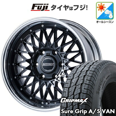 【新品】キャラバン オールシーズンタイヤ ホイール4本セット 215/60R17 109/107H グリップマックス シュアグリップ オールシーズン Van(限定) エセックス ENCM 2P 7J 17インチ(送料無料)