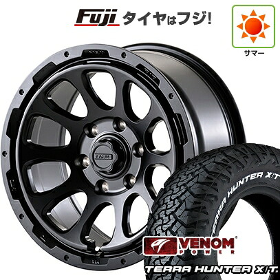 【新品】プラド/ハイラックス 夏タイヤ ホイール4本セット 265/65R17 ヴェノムパワー テラハンターX/T2 RWL(限定) モーターファーム ファームD10 8J 17インチ(送料無料)｜フジ スペシャルセレクション 114,600円