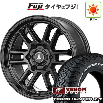 【新品】プラド/ハイラックス 夏タイヤ ホイール4本セット 265/70R17 ヴェノムパワー テラハンターX/T2 RWL(限定) テクノピア マッドクリフ EVO 8J 17インチ(送料無料)