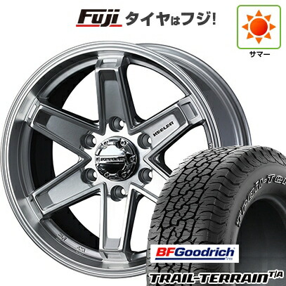【新品】プラド/ハイラックス 夏タイヤ ホイール4本セット 265/65R17 BFグッドリッチ トレールテレーンT/A ORWL WEDS ウェッズアドベンチャー キーラータクティクス ハイパーシルバー 8J 17インチ(送料無料)