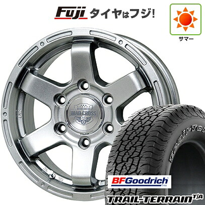 【新品】ランクル250 夏タイヤ ホイール4本セット 265/65R18 BFグッドリッチ トレールテレーンT/A ORWL ホットスタッフ マッドクロス MC-76 ダークシルバー トヨタ車専用 7.5J 18インチ(送料無料)｜フジ スペシャルセレクション